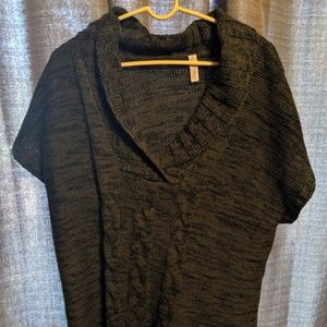 Plus Size 2x Indigo Short Sleeve Sweater